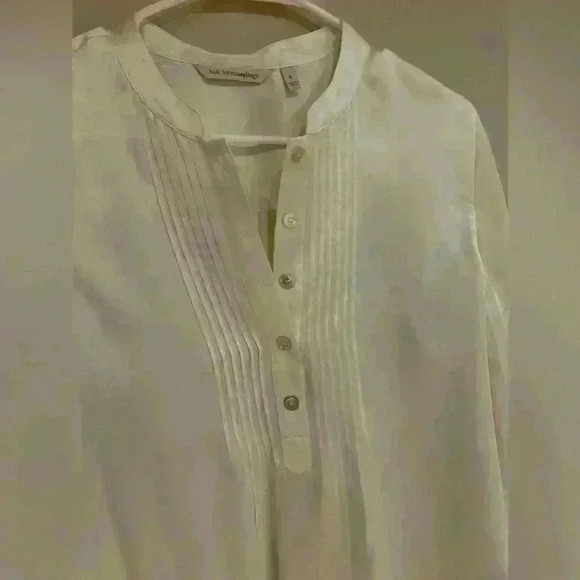 Soft Surroundings Silk blouse size S - Picture 6 of 7